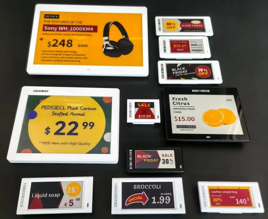 TFA Industries: gama de etiquetas electrónicas de precio